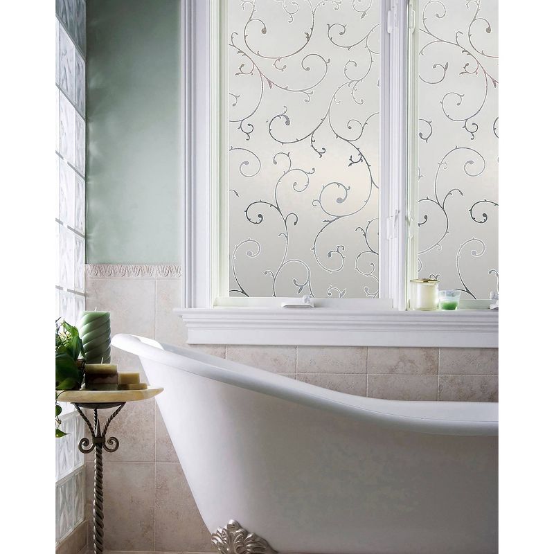 24&#34; x 36&#34; Etched Lace Window Film - Artscape, 1 of 11