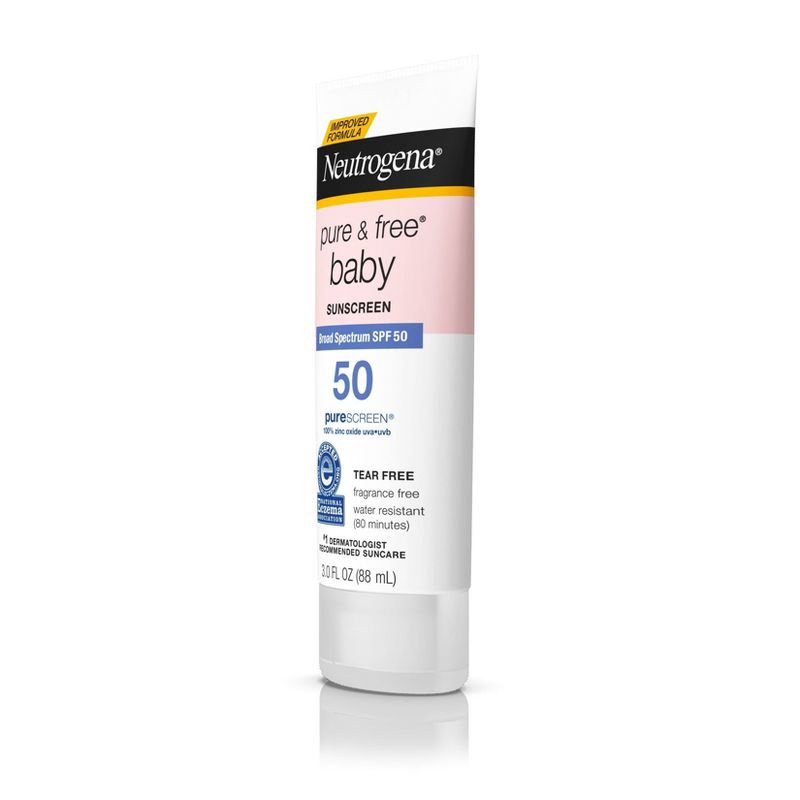 Neutrogena Pure & Free Baby Sunscreen Lotion - SPF 50 - 3 fl oz, 6 of 11