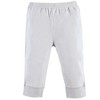 Touched by Nature Baby and Toddler Organic Cotton Pants 4pk, Milk - image 4 of 4