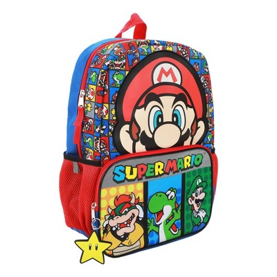 Super Mario Kids' 14.4L Single Backpack - Blue - image 3