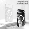 Entronix [Magnetic] Case Compatible with iPhone 17 Air - [Hard Back] Glitter Clear - 3 of 4