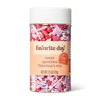Valentine Mix Sprinkles - 2.5oz - Favorite Day™