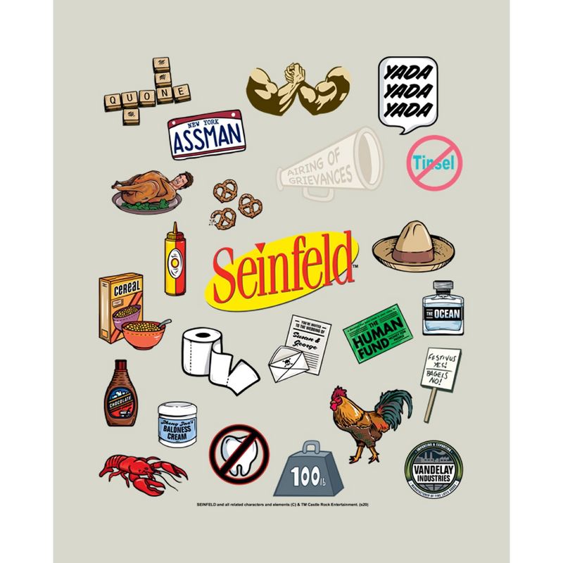 Men's Seinfeld Iconic Items T-Shirt, 2 of 5