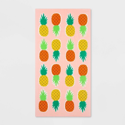 pineapple beach towel clips