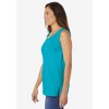 Woman Within Plus Size Perfect Scoopneck Tank - 4 of 4