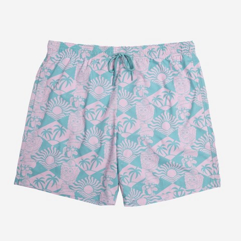 Мужские брюки SpongeBob SquarePants Men's SpongeBob SquarePants 7" Swim Trunks - L