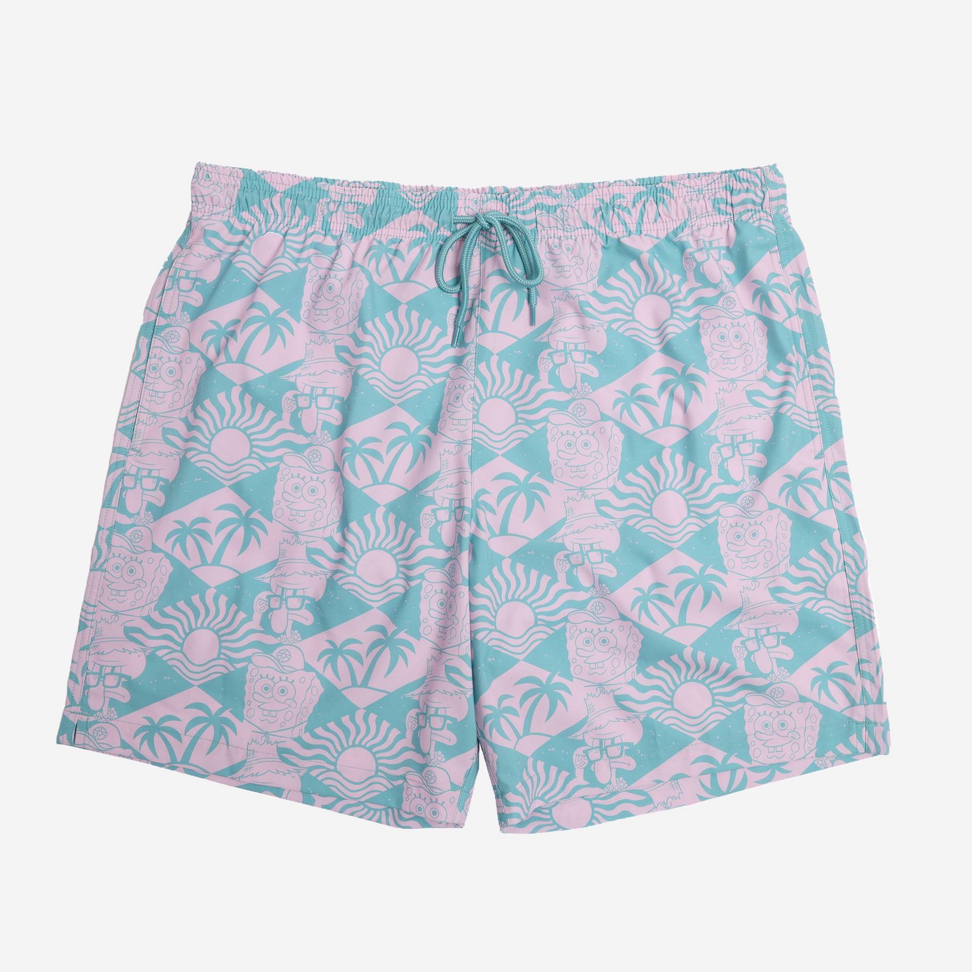 Men's SpongeBob SquarePants 7" Swim Trunks