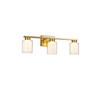 Artcraft Lighting Saville 3 - Light Vanity in  Brass - 3 of 4