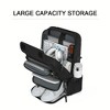 Luupatchy 18.1" Anti-Theft Travel Backpack with Separate Shoe Compartment & Convertible Duffel Design,Travel Bag for Business, Hiking, Camping - 4 of 4