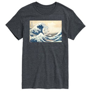 Men's - Peanuts - Snoopy Great Wave Short Sleeve Graphic T-Shirt - 1 of 4