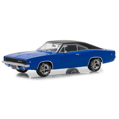 1968 Dodge Charger (Dennis Guilder's) Blue with Black Top "Christine" (1983) Movie 1/43 Diecast Model Car by Greenlight