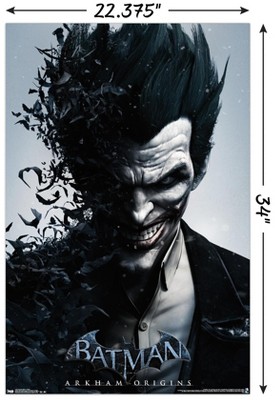 Trends International DC Comics VIdeo Game - Arkham City - Poster Da Parete Con Chiave Artistica, 56,8 X 86,4 Cm, Versione Con Cornice Dorata