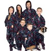 Footed Pajamas - Family Matching Family Matching Snowy Night One Pieces for Boys, Girls, Men, Women and Pets - 4 of 4