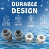 Poolzilla Feeder Check Valve and Inlet Fitting Assembly - Compatible with Hayward CLX220EA, CL200, CL220 Feeders - 3 of 4