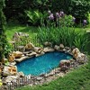 Famapy (5/10)Pack Decorative Metal Garden Fence Panels Rustproof Outdoor Landscape Edging for Yard Patio & Flower Bed - 3 of 4