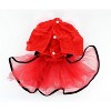 Midlee Mrs. Claus Santa Tutu Dog Dress - 2 of 4