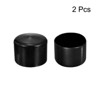 Unique Bargains Vinyl Rubber Screw Thread Bolt Plug Round Tube Insulated Protective Caps 2 Pcs - 2 of 4