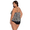 Women's Trimshaper Rachel Tankini Swimsuit Top - Leopard In The Mist - 2 of 3