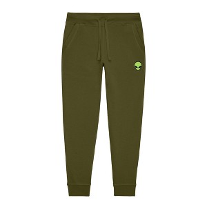 Dalix Alien Embroidered Jogger Pant Soft Fleece Relaxed Fit Lounge Mens - 1 of 4