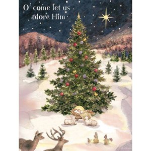 18ct Let Us Adore Him Holiday Boxed Cards - 1 of 3