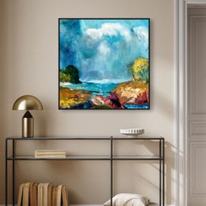 Art Remedy George Bellows - The Coming Storm Chic Coastal Wall Art Framed - 1 of 4