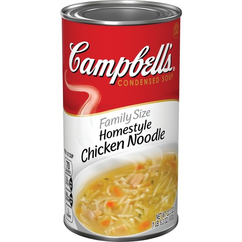 Campbell's® Condensed Family Size Homestyle Chicken Noodle Soup 22.2 Oz ...