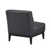 NicBex Luxury Leather Accent Chair, Modern Living Room Chair with Cushioned Seat & Back with Reinforced Solid Wood Frame, Black - 2 of 4
