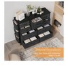 Dresser for Bedroom,10 Drawers Dresser & Chest of Drawers with Fabric Bins,Side Pockets and Steel Frame,Tall Dresser Storage Tower for Closet Hallway - 4 of 4
