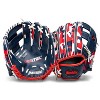 Franklin Sports RTP 9.5" Digital Teeball Gloves Right Hand Throw - Navy/Red - 2 of 3