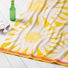 XL Daisy Icon Beach Towel Yellow - Sun Squad™ - image 2 of 3