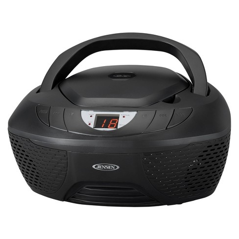 Jensen Portable Am/fm Radio With Cassette Player/recorder And Built-in  Speakers - Black : Target