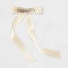 Satin Long Bow Hair Clip Set 2pc - A New Day™ - 2 of 3