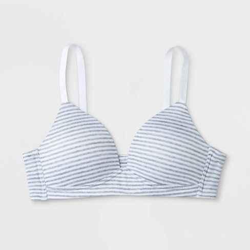 Girls White Moulded First Bra (28A-34AA)