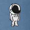 Dalix Astronaut Embroidery Relaxed Crewneck Sweatshirt Soft Fleece Fit Lounge Mens - 2 of 4