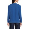 Lands' End Women's Fine Gauge Cotton Cardigan and Tank Sweater Set - 2 of 4