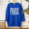 Simply Sage Market Women's Graphic Sweatshirt Paris France Distressed - 3 of 3