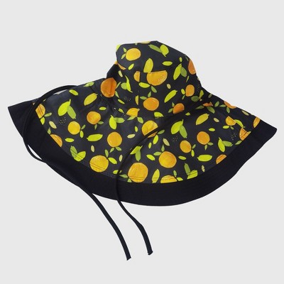 Anna-Kaci Women's Reversible Wide - Brim Sun Hat with Fruit Pattern Lining - image 5