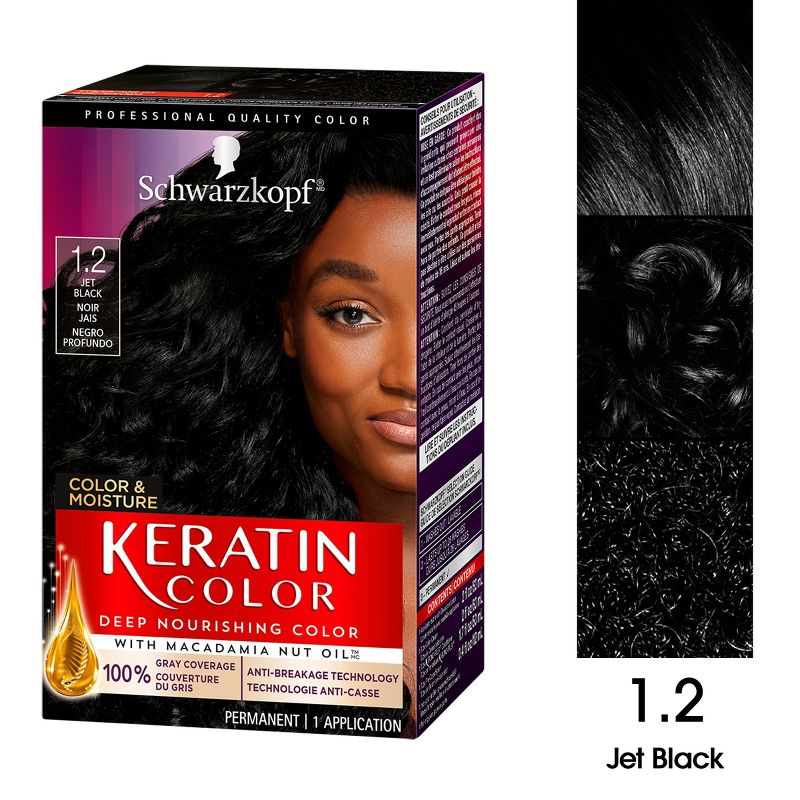 Schwarzkopf Keratin Permanent Hair Color, 1 of 18