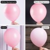 PartyWoo Balloons Baby Pink 36 18 12 10 5 Inch 127 pcs - 3 of 4