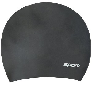 Sporti Long Hair Silicone Swim Cap - 1 of 4