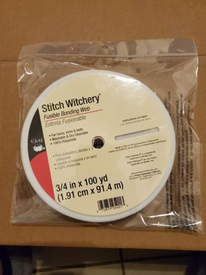 Dritz - S-232 Stitch Witchery 2in x 10yd Super White - 072879264357