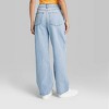 Women's Super-High Rise Baggy Jeans - Wild Fable™ Light Wash - image 3 of 3