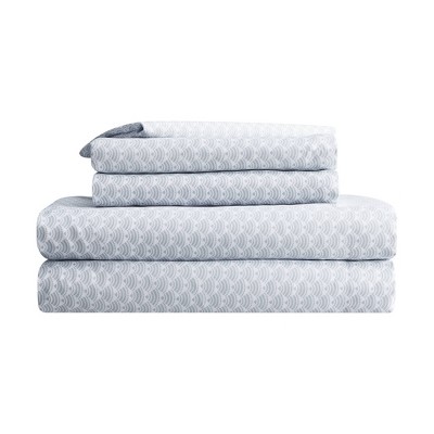 Full Gray Microfiber Reversible Bed in a Bag Set