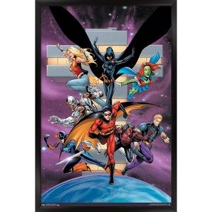 Trends International DC Comics - Teen Titans - Group Framed Wall Poster Prints - 1 of 4