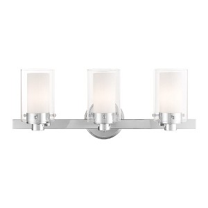 Livex Lighting Manhattan 3 - Light Vanity in  Polished Chrome - 1 of 1