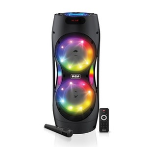 RCA Disco 206 RGB Wireless Party Speaker with Dual 6.5" Woofers With LED Lights - 1 of 4