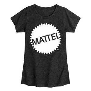 Girls' - Mattel - Mattel Original Logo Fitted Short Sleeve Graphic T-Shirt - 1 of 4