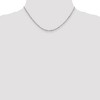 Black Bow Jewelry 1.9mm 14k White Gold Diamond Cut Singapore Chain Necklace - 2 of 4