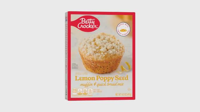 Betty Crocker Lemon Poppy Seed Muffin Mix - 14.5oz, 2 of 13, play video
