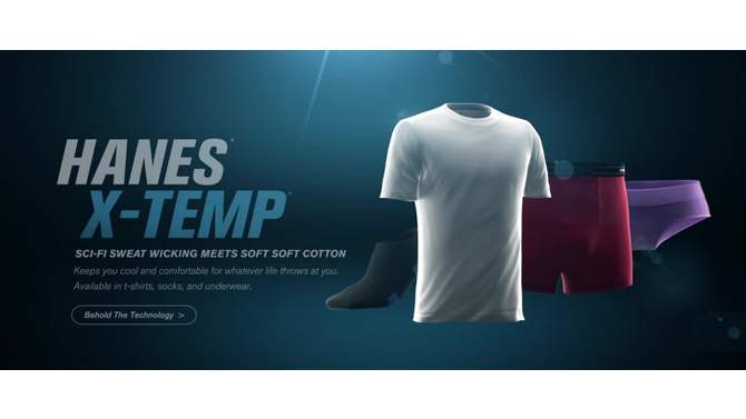 Hanes Boys' X-Temp Crew 10pk Athletic Socks - Color May Vary, 2 of 5, play video